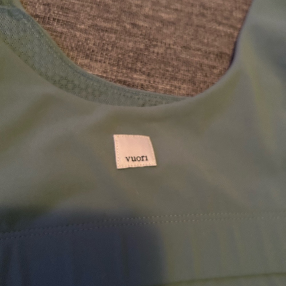 Vuori Women’s Scoop Neck Bralette - Sage Green - Picture 2 of 5